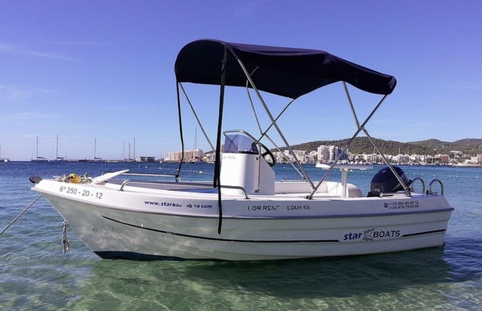 Adventure Boat Rental Without License Ibiza 15 HP